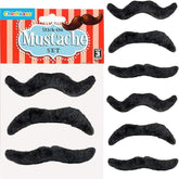 3.5" 3 PC Mustache Set - In Bulk